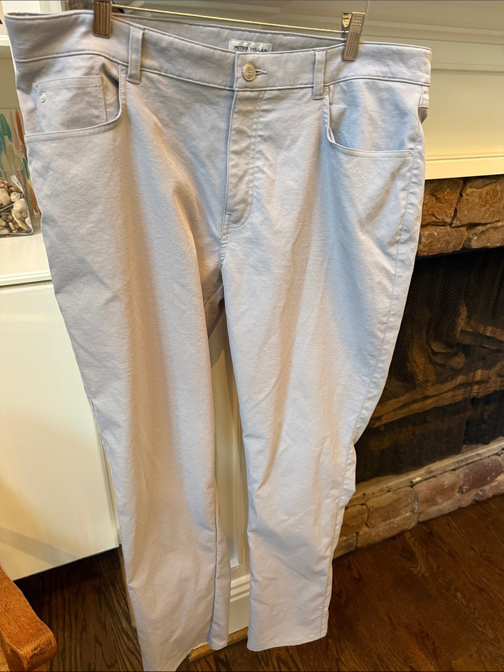 Peter Millar Pale Blue Men's Cotton Chinos